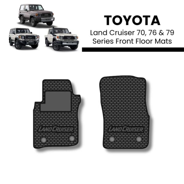 Toyota Land Cruiser 70, 76, 79 Series Front Floor Mats