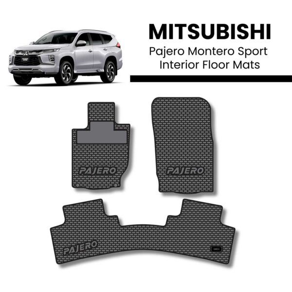 Mitsubishi Pajero Montero Sport Interior Floor Mats (3rd Gen)