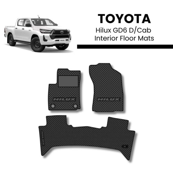 Toyota Hilux GD6 Interior Floor Mats (Auto Only)