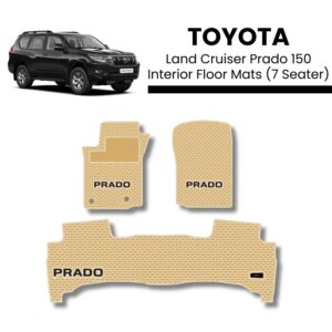 Toyota Land Cruiser Prado Interior Floor Mats (7 Seater)