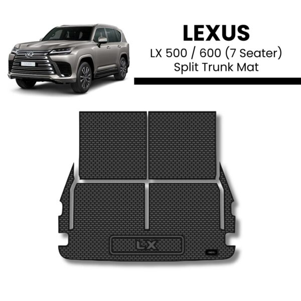 Lexus LX 500/600 (7 Seater) Split Trunk Mat