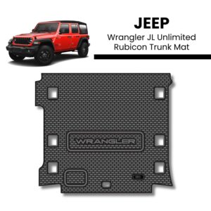 Jeep Wrangler JL Unlimited Rubicon 5 Door Trunk Mat