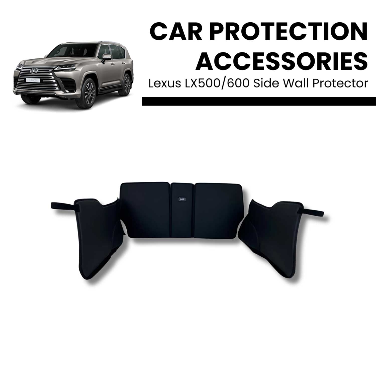Lexus LX500/600 Boot Side Wall Protection